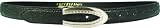 Vecceli Italy Alligator Skin Embossed Womens Belt BT-106ALLIBLK
