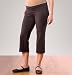 jersey knit maternity active crop