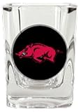 Arkansas Razorbacks Square Shot Glass - Set of 2