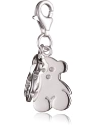 VINANI brand Germany 925 Sterling Silver Charm Pendant 2-piece Teddy Bear shiny HTD