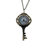 Vintage Style Key Necklace Watch 32 Long Necklace