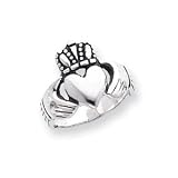 Size 6 Antiqued Claddagh Ring/Sterling Silver
