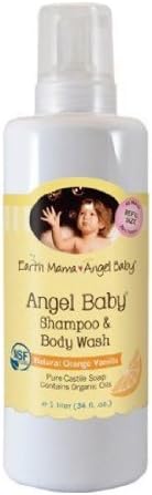 Earth Mama Angel Baby Angel Baby Calming Lavender Shampoo & Body Wash 34 Oz ( 1 Litre)