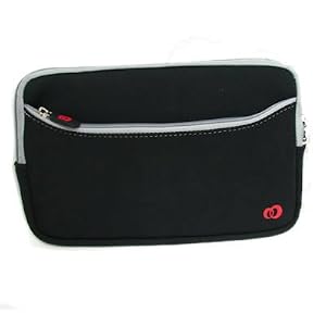 Fujitsu lifebook B6230, T2020, T4220, T2010, P8020 BLACK Soft NEOPRENE SLEEVE CASE Cover Pouch Carrying Bag