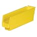 Akro-Mils 30110 12-Inch by 2.75-Inch by 4-Inch Plastic Nesting Shelf Bin Box, Yellow, Case of 24