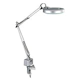 Mag-Lite III Silver Magnifying Desk Lamp - LSM-197SILV