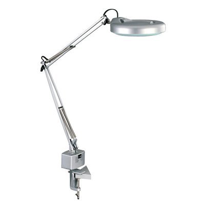 Mag-Lite III Silver Magnifying Desk Lamp - LSM-197SILV