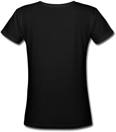 Rose Memery Women's V-Neck Smosh Logo Short Sleeve T-shirts Black XL