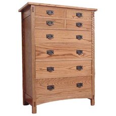 Woodworking Paper Plan to Build Mission Tall Chest
