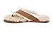 RJ'S FUZZIES Sheepskin Chestnut Womens Flip Flops