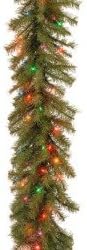 Philips 9 ft Lighted Garland - 50 Multi Mini Lights - Multicolored
