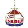 NHL Montreal Canadians Stained Glass Tiffany Lamp - 16 inch diameter