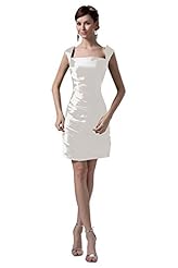 Ruched Satin/Silk Sheath Bridesmaid Dress 