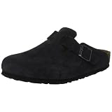 Birkenstock Unisex-Adult Boston (sfd) Regular Leather Suede Sandal