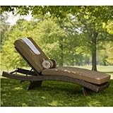 Marni Collection Wicker Chaise Lounge