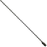 Stainless Steel Bead Ball Chain 2 mm thick 9.5 in. Anklet