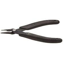 Xuron 485SAS Long Nose Plier with Serrated Static Control Grips