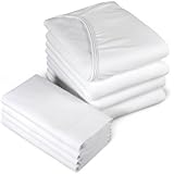 Medline Hospital Bed Sheet, White Jersey Knit Sheets