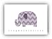 Chevron Animals Baby Congratulations Cards - 24 Cards & Envelopes