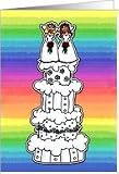 Lesbian Commitment Ceremony Invitation Card