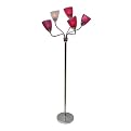 5-Arm Floor Lamp - Pink