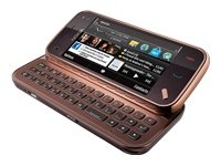 Nokia N97 mini Smartphone (UMTS, WLAN, GPS, 5 MP, Ovi Karten, QWERTZ-Tastatur) garnet