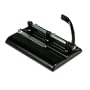 Master Adjustable 24 Sheet 3-Hole Punch, Black (MAT325B)