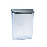 Deflecto 790901 Outdoor literature display box, clear with black lid, 10w x 4-1/2d x 13-1/8h