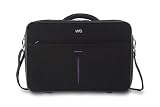 We - LUXURY - Sacoche pour portable - 15,6" - Elastique - Noir / Violet