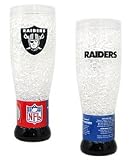 Oakland Raiders Crystal Pilsner Glass