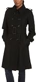 London Fog Women's Double Breasted Military Trench Coat