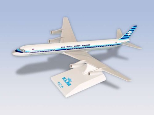 313eHW8BaQL Review Of KLM DC 8 IN ORIGINAL COLORS DESKTOP MODEL 1200