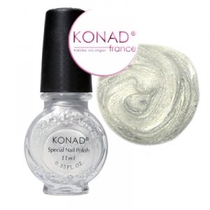 Vernis ARGENT stamping nail art Konad - 11ml Vernis ARGENT stamping nail art Konad - 11ml