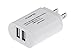 Wall Charger, 4 Pack 2.1A/5V Universal Travel Home USB Power Adapter Plug Dual Port Wall Charger for Iphone 6/6S Plus SE 5S, Ipad, Samsung Galaxy S7 S6 Edge Note 4/5 LG HTC BLU ZTE Nexus Android Phone