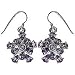 Dangle Fashion Earrings in Sterling Silver & Amethyst Gemstone 1.5  (gpers014erng)