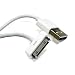313eTah7r8L. AA75  Bluecell White Color Extender Extension Dock Cable + 6Ft USB Charge/Sync Data Cable for Iphone 4 4S 3g/3gs Ipod + Bluecell Cable Tie