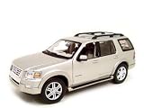 2006 FORD EXPLORER EDDIE BAUER SILVER 1:18 DIECAST MODEL