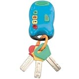 Electronic Baby Keys Keychain Rattle with Remote (Colors May Vary)