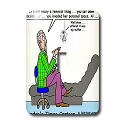 Cover image : Rich Diesslins Famous People Places Books Cartoons - Miss Muffett - the Spiders Story - Light Switch Covers - single toggle switch