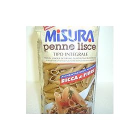 Misura whole wheat pasta - Pene Lisce 1lb.