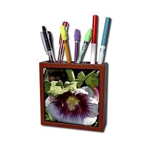 WhiteOak Photography Floral Prints - Beautiful garden flowers - Tile Pen Holders-5 inch tile pen holder