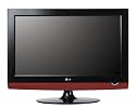 LG 32LG4000 32-inch Widescreen HD Ready LCD TV with DVD player and Freeview - Black / Red Trim