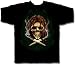 Netherworld - Rasta Skull T-Shirt In Black