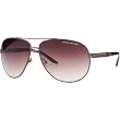 A|X AX150/S Sunglasses - Armani Exchange Adult Aviator Full Rim Sports Eyewear - Brown/Havana/Brown Shaded