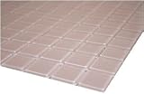 10 SQ FT OF CRYSTAL GLASS MOSAIC TILE - DUSTY ROSE
