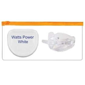 Watts Power White Self Forming Teeth Whitening Shield with Container and Dental Tote