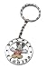 Mickey Mouse Spinning Pewter Keychain