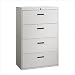 Standard Lateral Four Drawer File Cabinet Pull Type: S-9000, Width: 30', Finish: Steelcase - Cream
