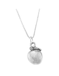 Sterling Silver One Sided Fruit of the Spirit Peach Necklace