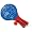 Beach Ball Set 2 Schläger Holz 32 cm Länge 19 cm Durchmesser + Ball im Netz